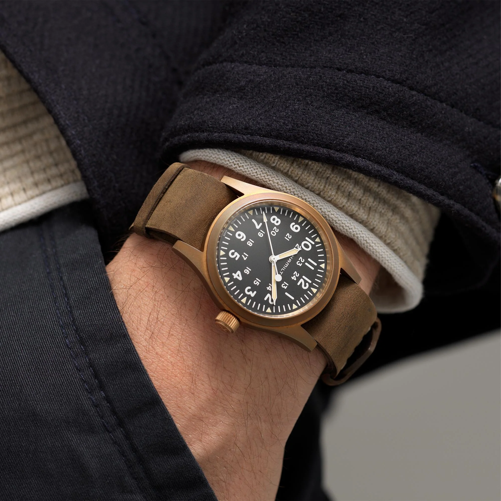 HAMILTON - Khaki Field Mechanical Bronze | H69459530 - Image 6