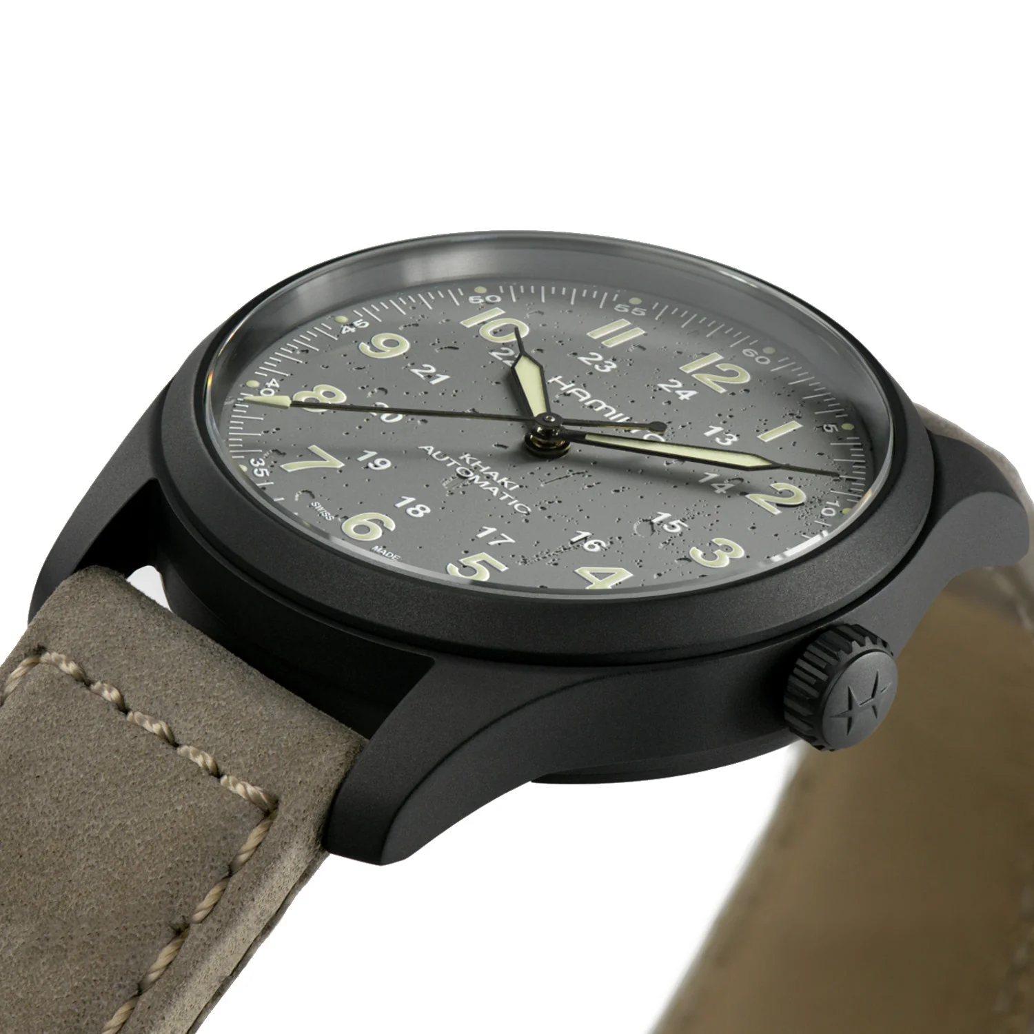 HAMILTON - Khaki Field Titanium Auto 38mm | H70215880 - Image 4