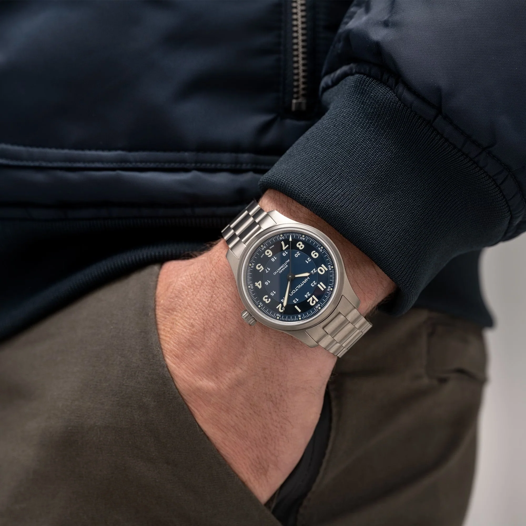 HAMILTON - Khaki Field Titanium Auto 42mm | H70545140 - Image 5