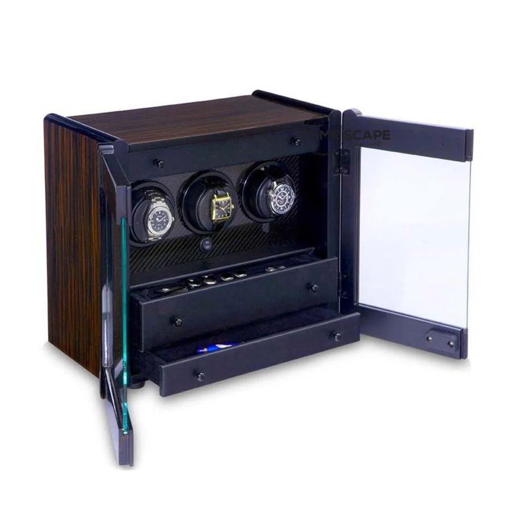 ORBITA - Avanti 3 Watch Winder | Macassar/Carbon - Image 3