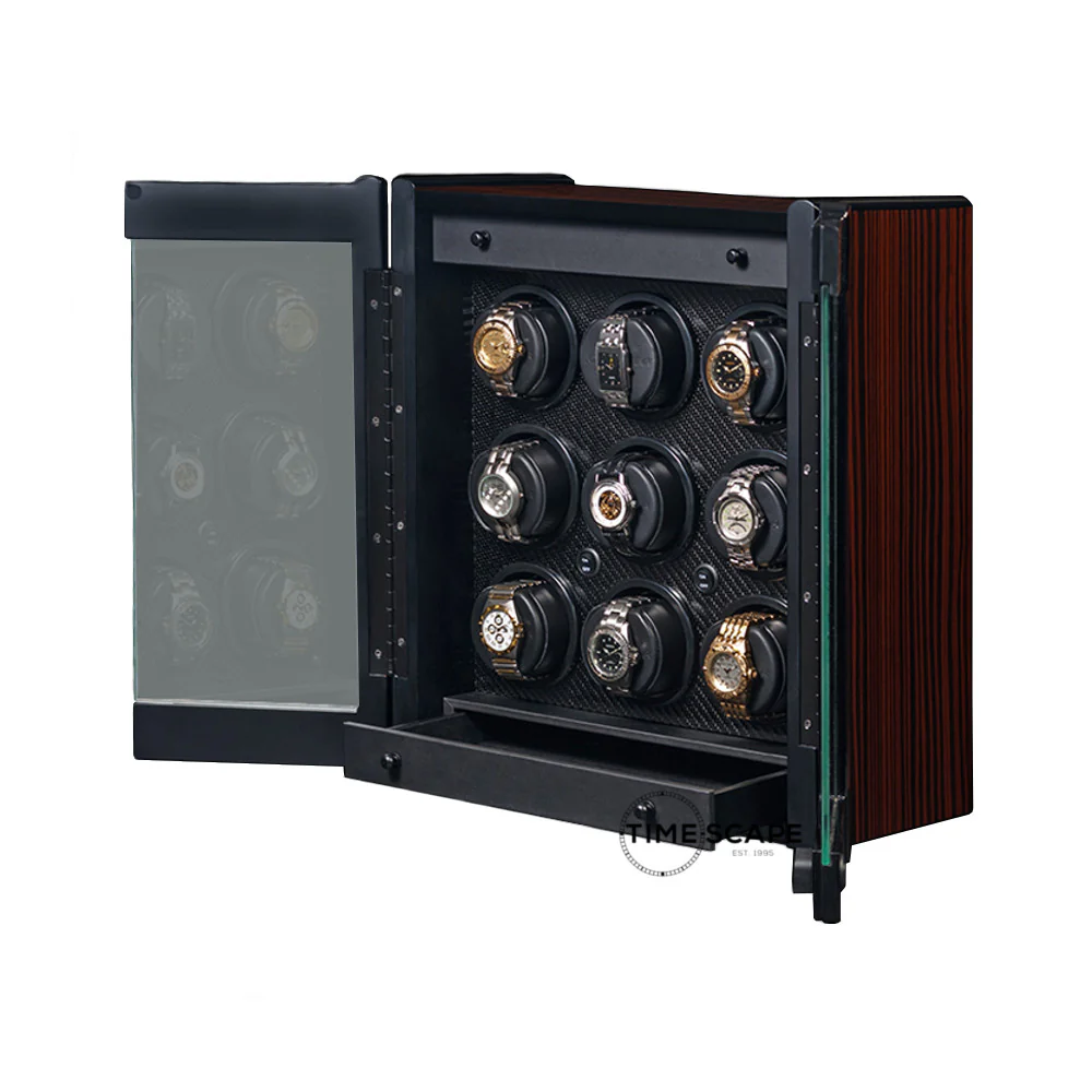 Orbita - Avanti 9 Watch Winder | Macassar/Carbon - Image 3
