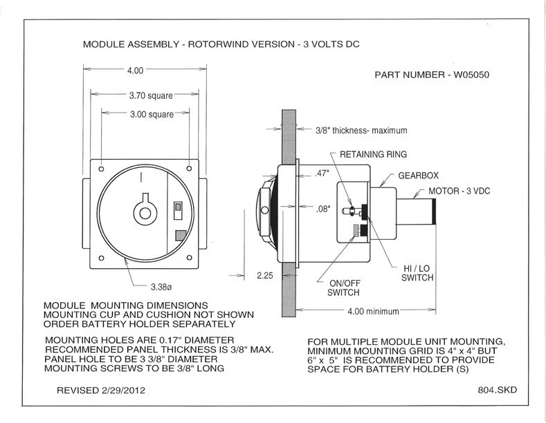 Orbita - DIY Rotorwind Watch Winder | Triple Assembly 3VDC Module - Image 5