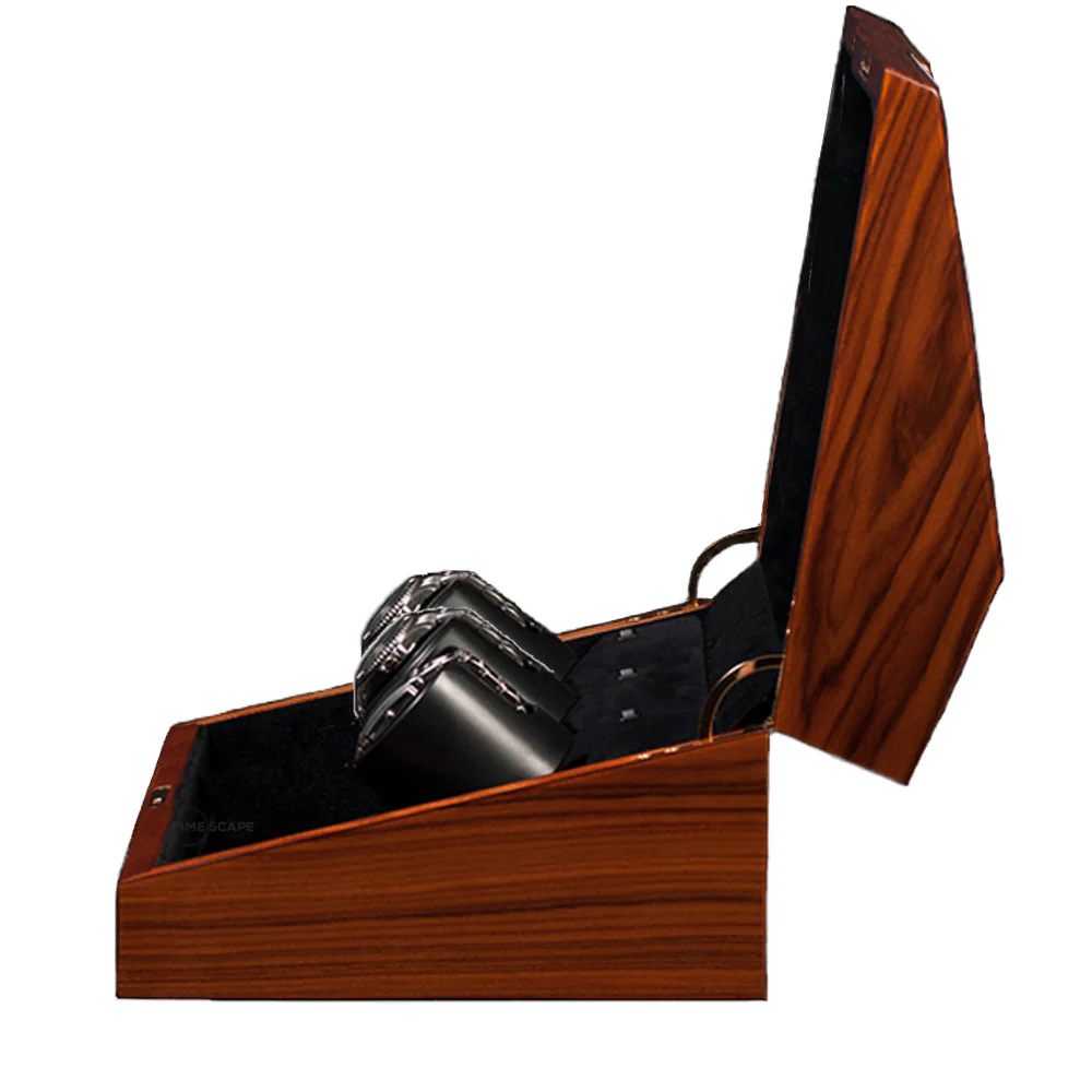 ORBITA - Siena 3 Triple Watch Winder | Teakwood - Image 3