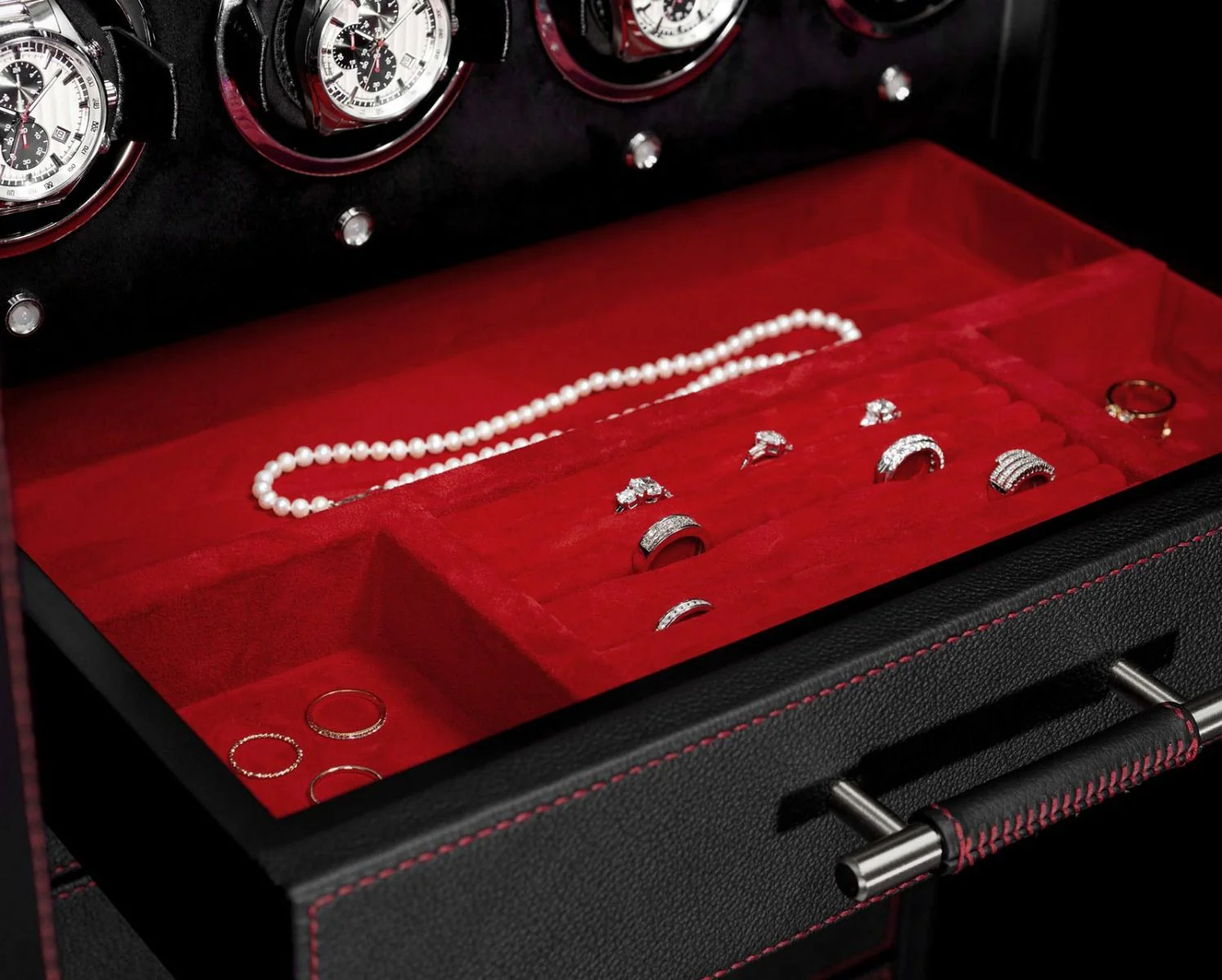 Wolf - Churchill 16-Unit Watch Winder Safe | 481603 - Image 10